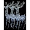 Julren 3 st akryl 250 LED 180 cm kallvit vidaXL 96 x 40 x 180 cm – miniatyr 4