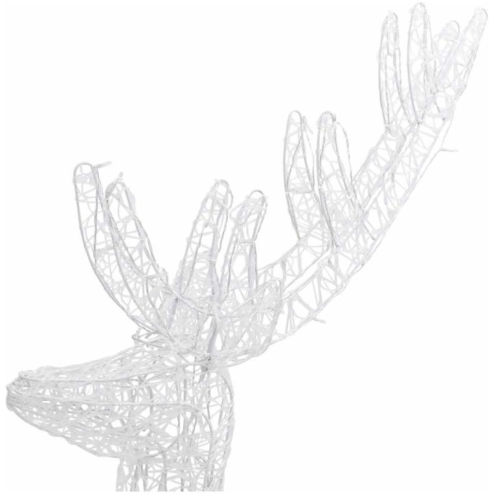 Julren 3 st akryl 250 LED 180 cm kallvit vidaXL 96 x 40 x 180 cm – bild 6