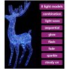 Julren akryl 250 LED 180 cm blå vidaXL 96 x 40 x 180 cm – miniatyr 4