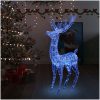 Julren akryl 250 LED 180 cm blå vidaXL 96 x 40 x 180 cm – miniatyr 1