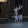 Julren akryl 250 LED 180 cm flerfärgad vidaXL 96 x 40 x 180 cm – miniatyr 3