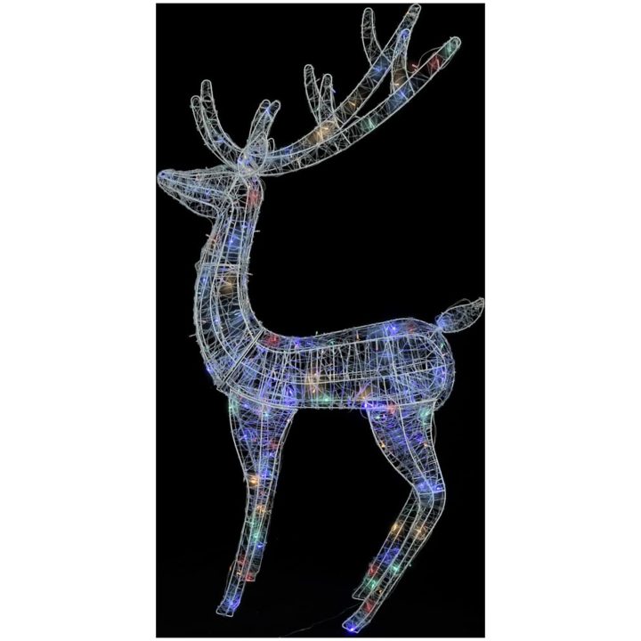 Julren akryl 250 LED 180 cm flerfärgad vidaXL 96 x 40 x 180 cm – bild 4