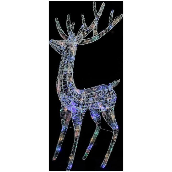 Julren akryl 250 LED 180 cm flerfärgad vidaXL 96 x 40 x 180 cm – bild 5
