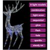 Julren akryl 250 LED 180 cm flerfärgad vidaXL 96 x 40 x 180 cm – miniatyr 6