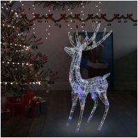 Julren akryl 250 LED 180 cm flerfärgad vidaXL