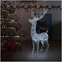 Julren akryl 250 LED 180 cm kallvit vidaXL