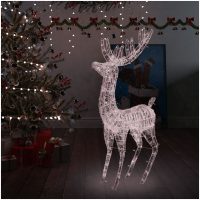 Julren akryl 250 LED 180 cm varmvit vidaXL