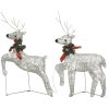 Julrenar 2 st guld 40 lysdioder vidaXL – miniatyr 2