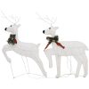 Julrenar 2 st vit 40 lysdioder vidaXL – miniatyr 3