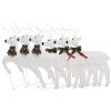 Julrenar 6 st vit 120 lysdioder vidaXL – miniatyr 4