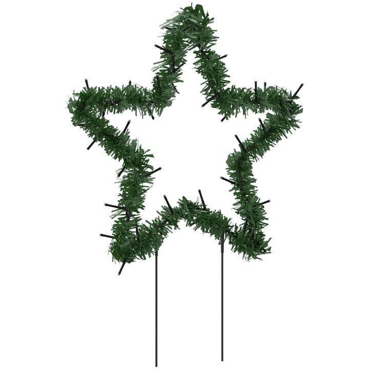 Julstjärna 3 st med spett 50 LEDs vidaXL 29 cm – bild 9