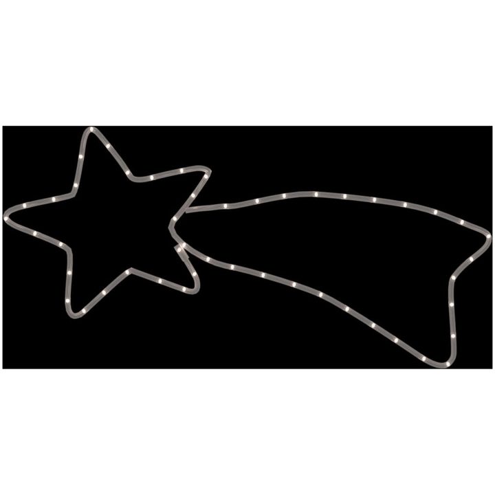 Julstjärna komet-figur med 48 LED varmvit 65x28 cm vidaXL – bild 4