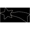 Julstjärna komet-figurer 2 st med 48 LED varmvit 65x28 cm vidaXL – miniatyr 6