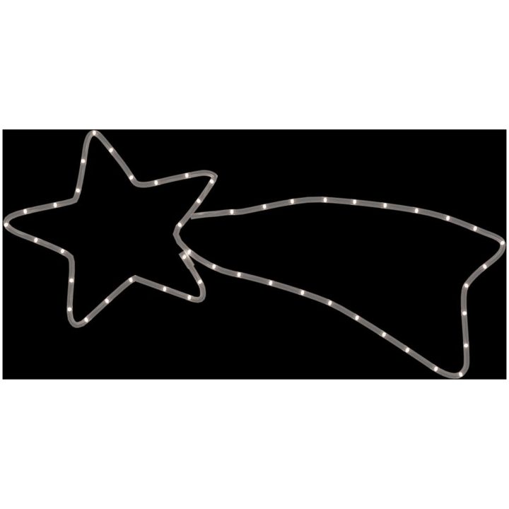 Julstjärna komet-figurer 2 st med 48 LED varmvit 65x28 cm vidaXL – bild 6