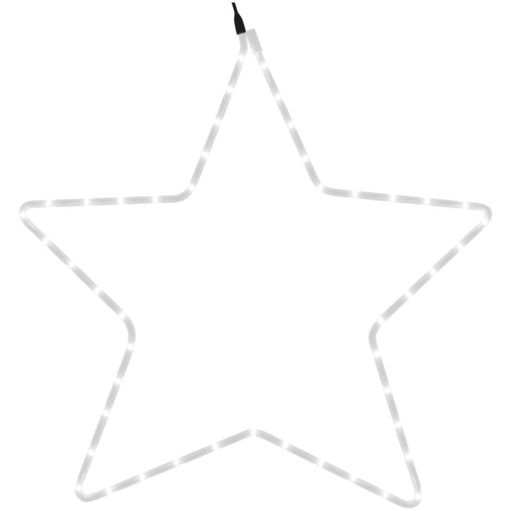 Julstjärna ljusslinga med 48 LEDs varmvit 56 cm vidaXL – bild 5