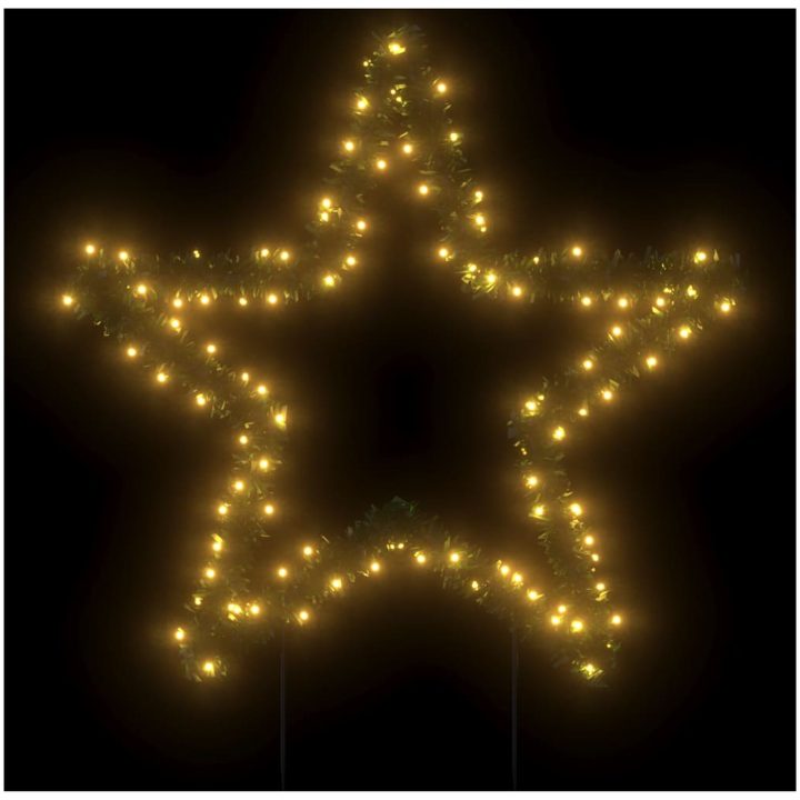 Julstjärna med spett 115 LEDs vidaXL 85 cm – bild 3