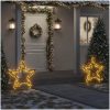 Julstjärna med spett 115 LEDs vidaXL 85 cm – miniatyr 1