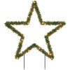 Julstjärna med spett 80 LEDs 60 cm vidaXL 60 cm – miniatyr 2