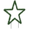 Julstjärna med spett 80 LEDs 60 cm vidaXL 60 cm – miniatyr 4