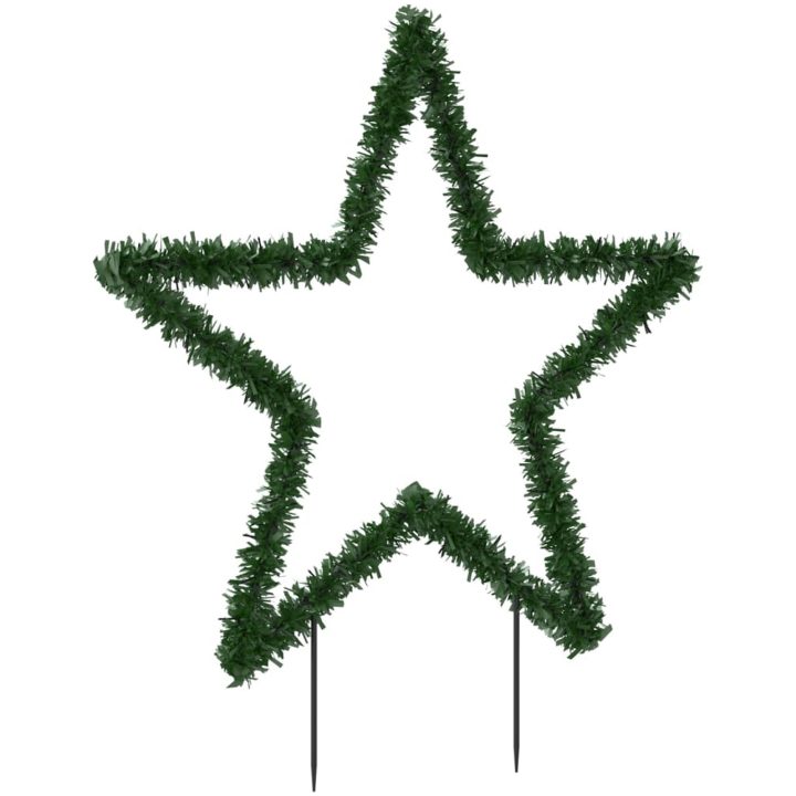 Julstjärna med spett 80 LEDs 60 cm vidaXL 60 cm – bild 7