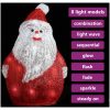 Jultomte med LED-belysning akryl inne/ute 28 cm vidaXL – miniatyr 4