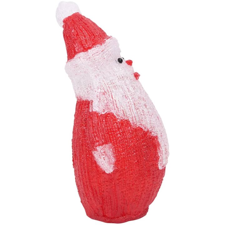 Jultomte med LED-belysning akryl inne/ute 28 cm vidaXL – bild 7