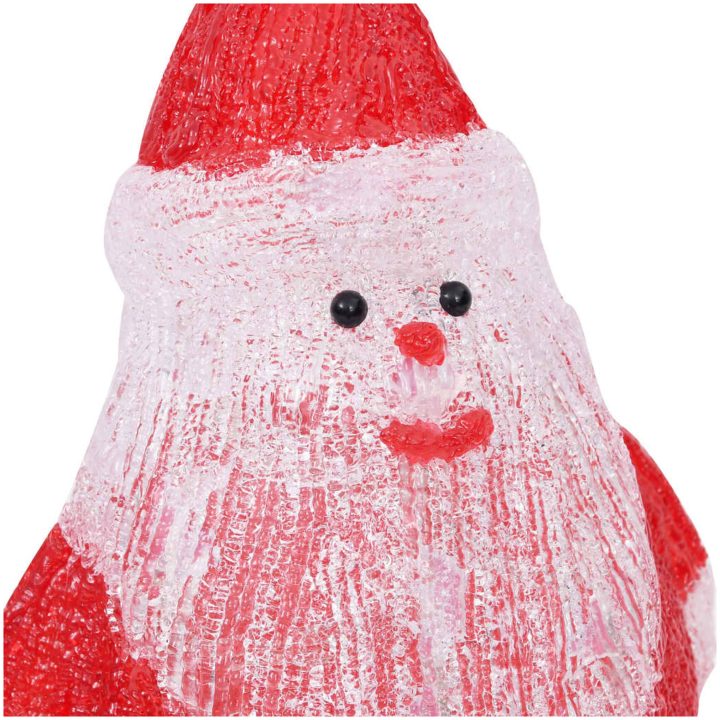 Jultomte med LED-belysning akryl inne/ute 28 cm vidaXL – bild 8