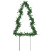 Julträd 3 st med spett 50 LEDs vidaXL 30 cm – miniatyr 3