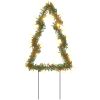 Julträd 3 st med spett 50 LEDs vidaXL 30 cm – miniatyr 4