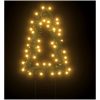 Julträd 3 st med spett 50 LEDs vidaXL 30 cm – miniatyr 5