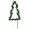 Julträd 3 st med spett 50 LEDs vidaXL 30 cm – miniatyr 8