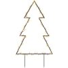 Julträd med spett 115 LEDs vidaXL 90 cm – miniatyr 2