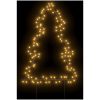 Julträd med spett 115 LEDs vidaXL 90 cm – miniatyr 3