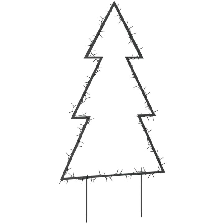 Julträd med spett 115 LEDs vidaXL 90 cm – bild 4