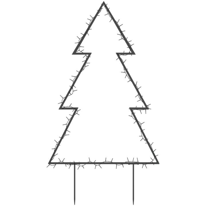 Julträd med spett 115 LEDs vidaXL 90 cm – bild 5