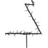 Julträd med spett 115 LEDs vidaXL 90 cm – miniatyr 8