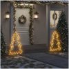 Julträd med spett 115 LEDs vidaXL 90 cm – miniatyr 1