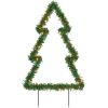 Julträd med spett 80 LEDs 60 cm vidaXL 60 cm – miniatyr 2