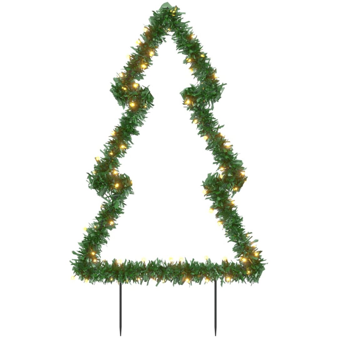 Julträd med spett 80 LEDs 60 cm vidaXL 60 cm – bild 2