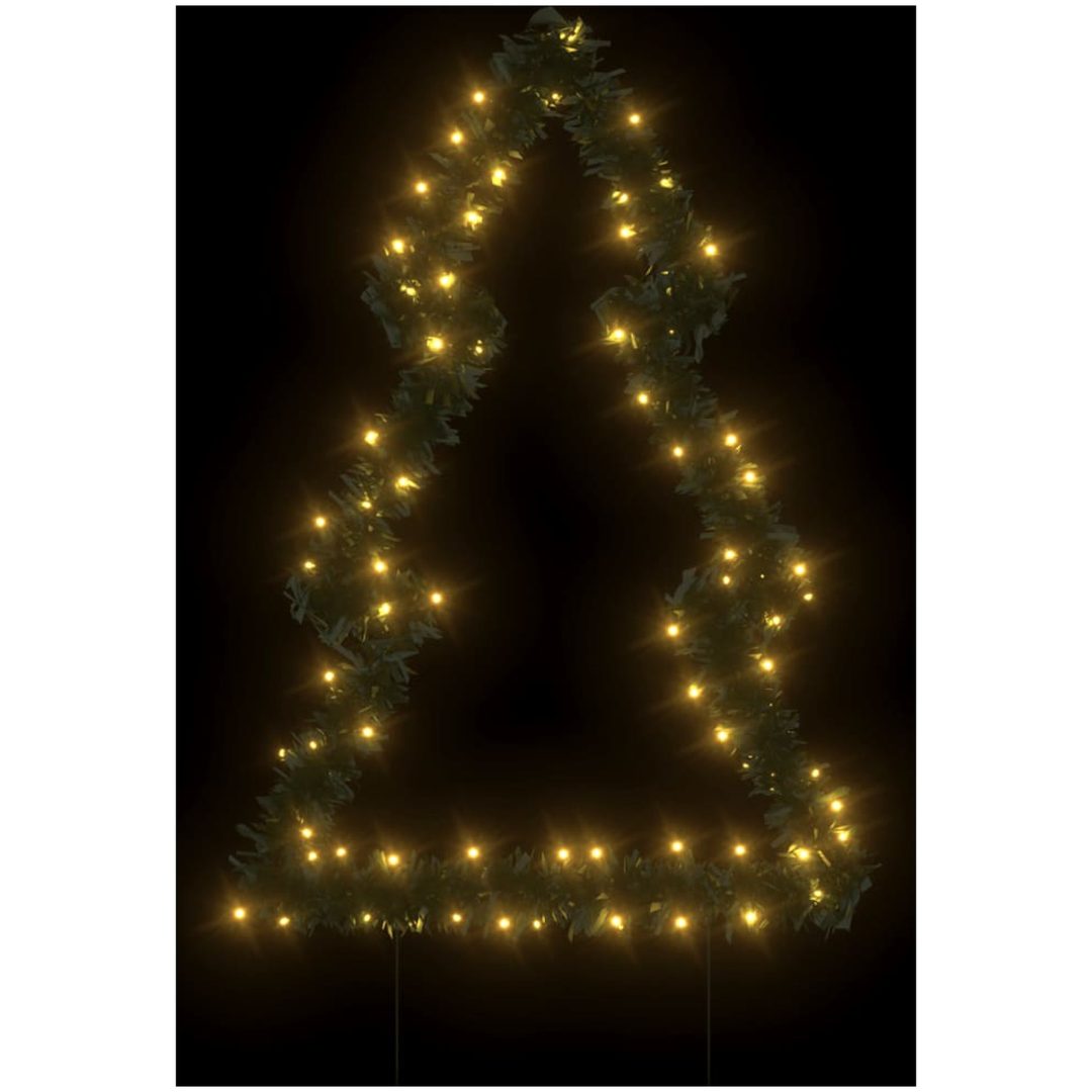 Julträd med spett 80 LEDs 60 cm vidaXL 60 cm – bild 3