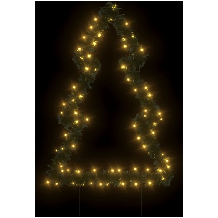 Julträd med spett 80 LEDs 60 cm vidaXL 60 cm – bild 3