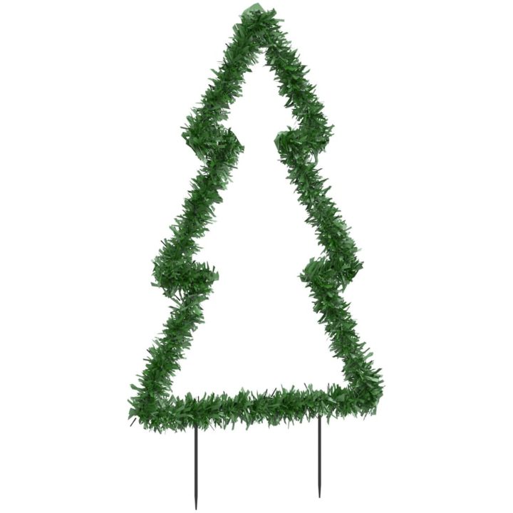 Julträd med spett 80 LEDs 60 cm vidaXL 60 cm – bild 4