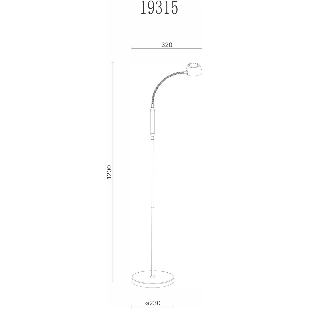 Juno ANETA HOME Sockel LED Vit /Krom – bild 2