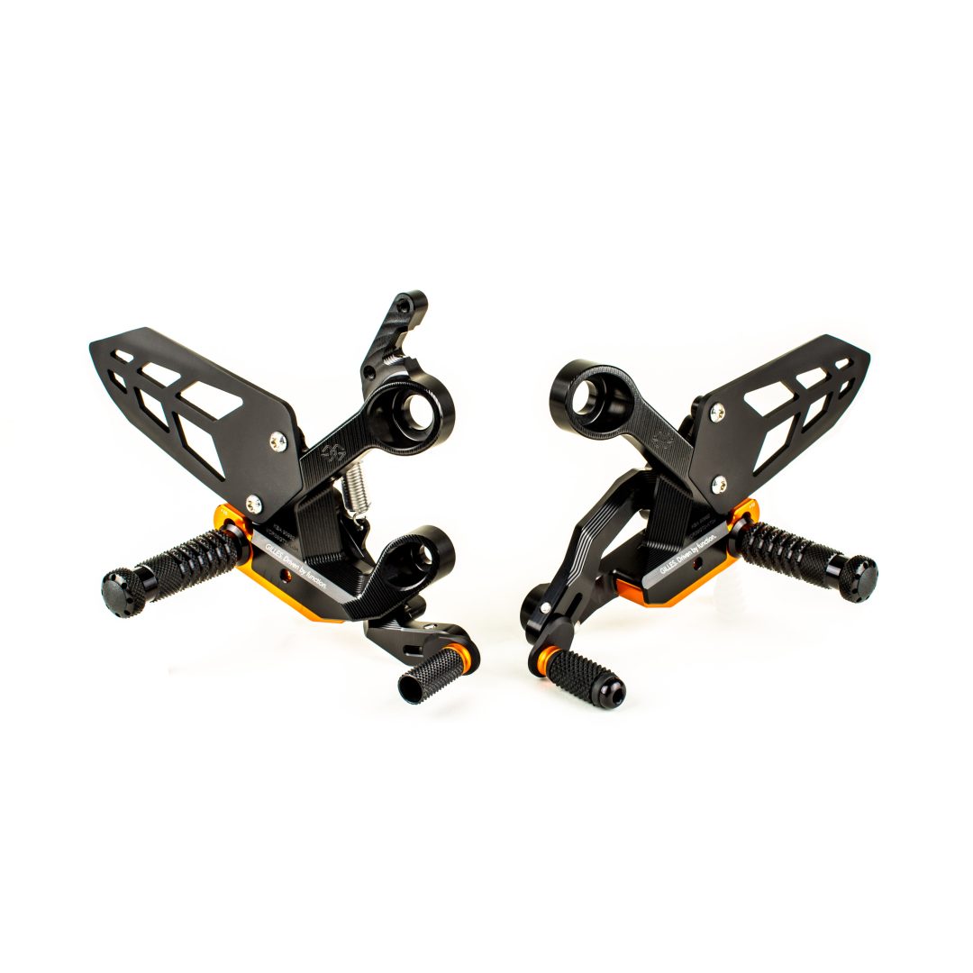 Justerbar Fotstöd Svart/orange GILLES TOOLING