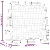 Justerbar kickback rebounder 96x80x96 cm stål & PE vidaXL – miniatyr 7