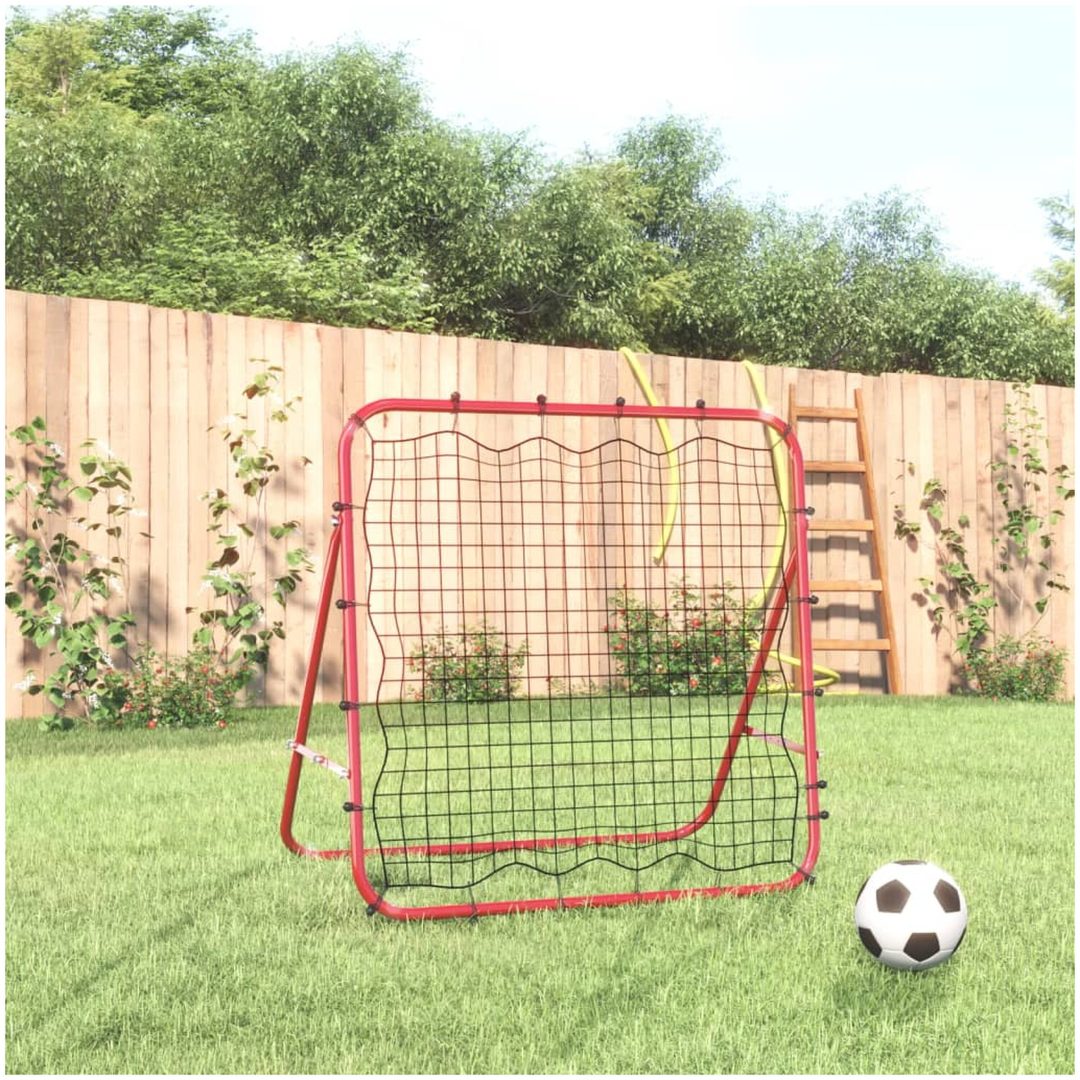 Justerbar kickback rebounder 96x80x96 cm stål & PE vidaXL