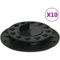 Justerbara fötter för altangolv 10 st 20- vidaXL