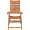 Justerbara trädgårdsstolar 4 st 56x72x107 cm massivt akaciaträ vidaXL – miniatyr 4