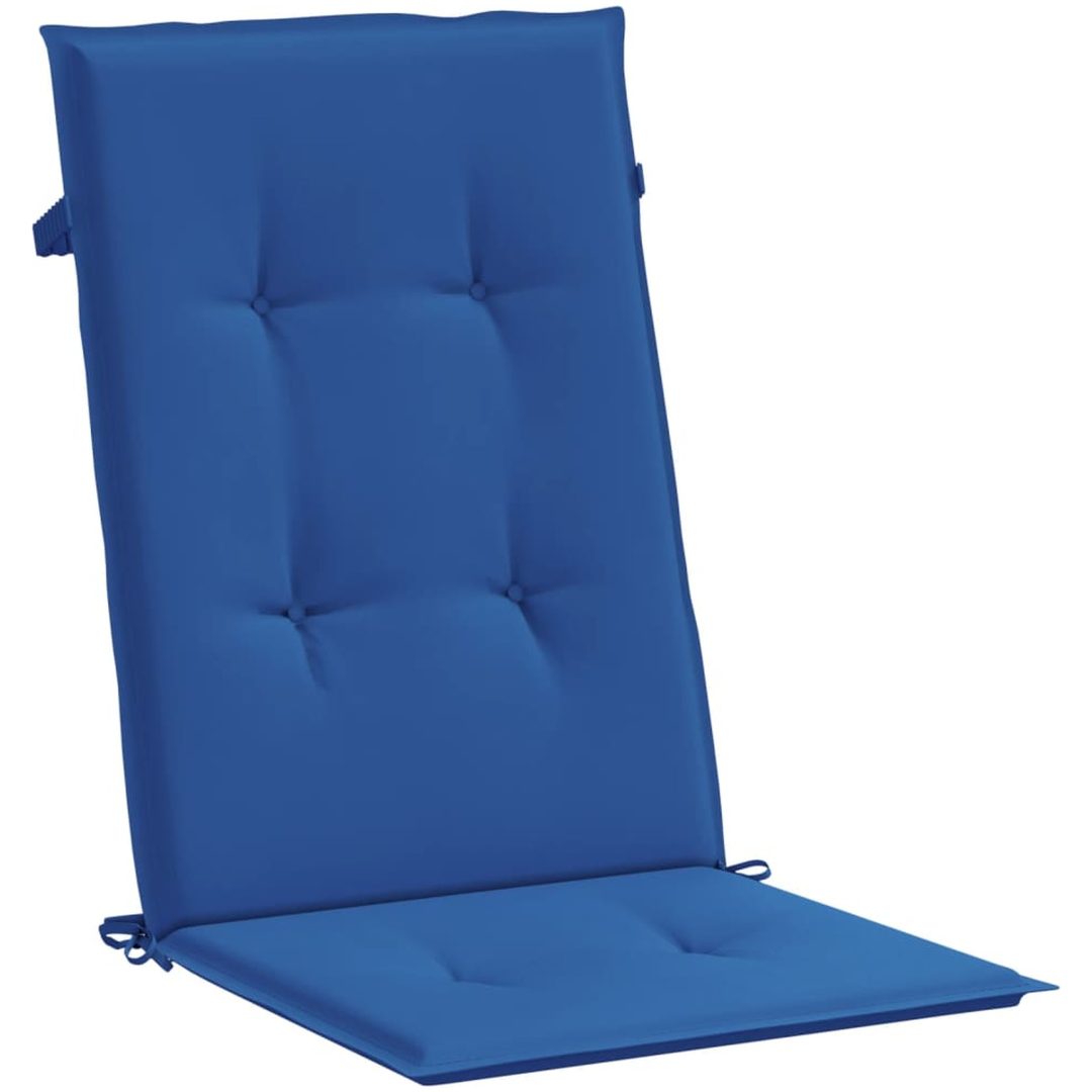 Justerbara trädgårdsstolar med dynor 2 st massiv teak vidaXL 120 x 50 x 3 cm – bild 11