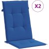 Justerbara trädgårdsstolar med dynor 2 st massiv teak vidaXL 120 x 50 x 3 cm – miniatyr 10